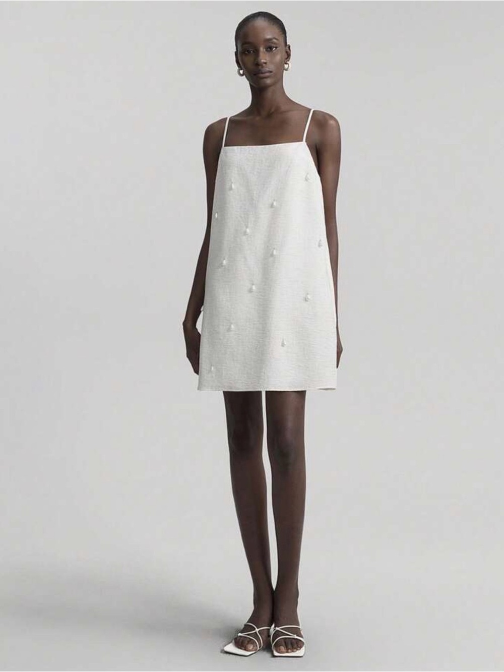 Pearl Teardrop Embellished Dress - Picture 6 of 6